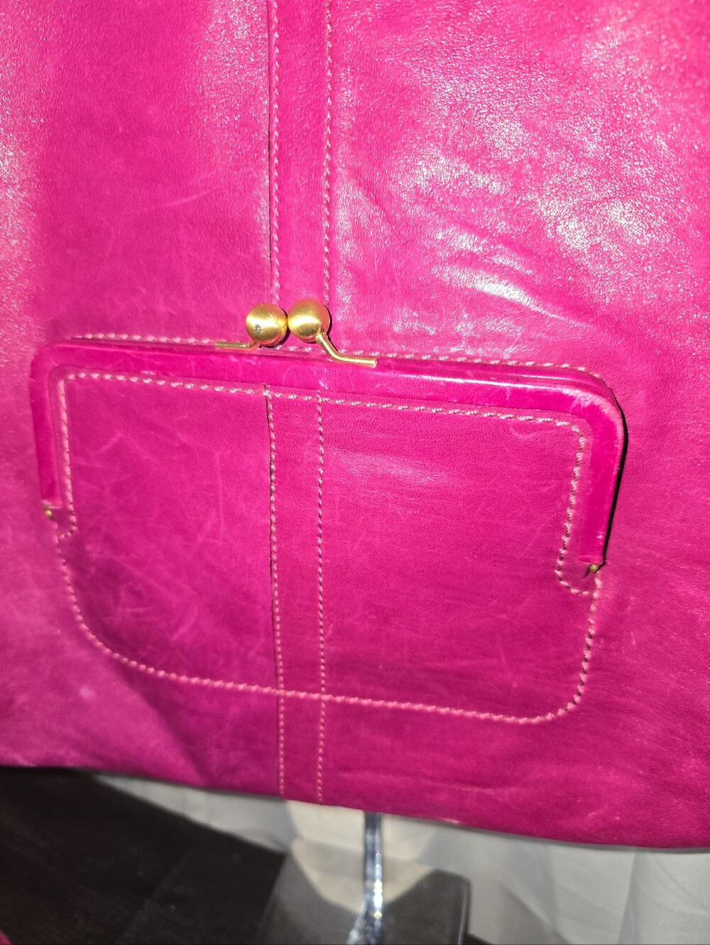 COACH 12250 Vintage Leather Circle-Handle Satchel/handbag Bag - Picture 3 of 13